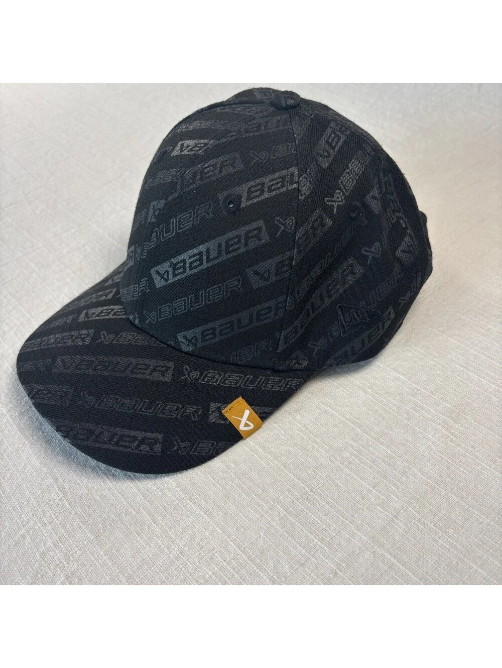 Bauer New Era 9Forty Full Print Adult Size Snapback-Black